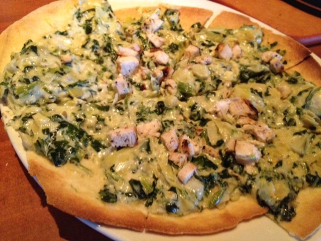 Chicken Artichoke Flatbread