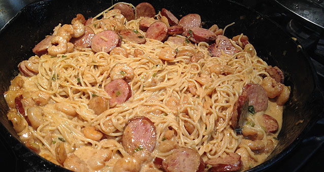 cajun-angel-hair-pasta